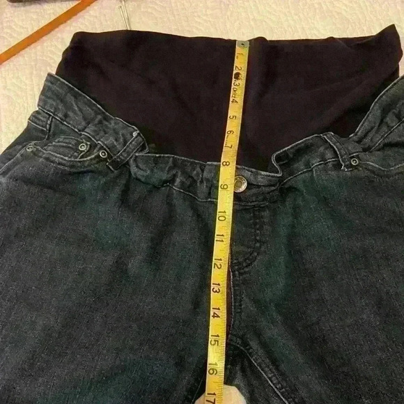 Three Seasons Maternity Jeans 5 Pocket Faux Fly Front XL - Picture 6 of 7